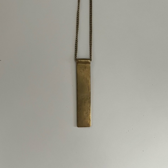 Madewell Rivet & Thread ID Pendant Necklace - Picture 7 of 8